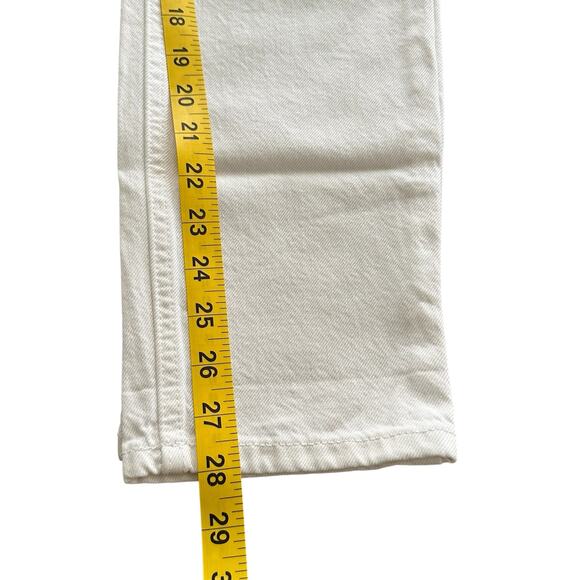 Everlane Women 5 Pocket Design The Summer High Rise Jeans Bone White Size 25 NWT - Picture 3 of 7
